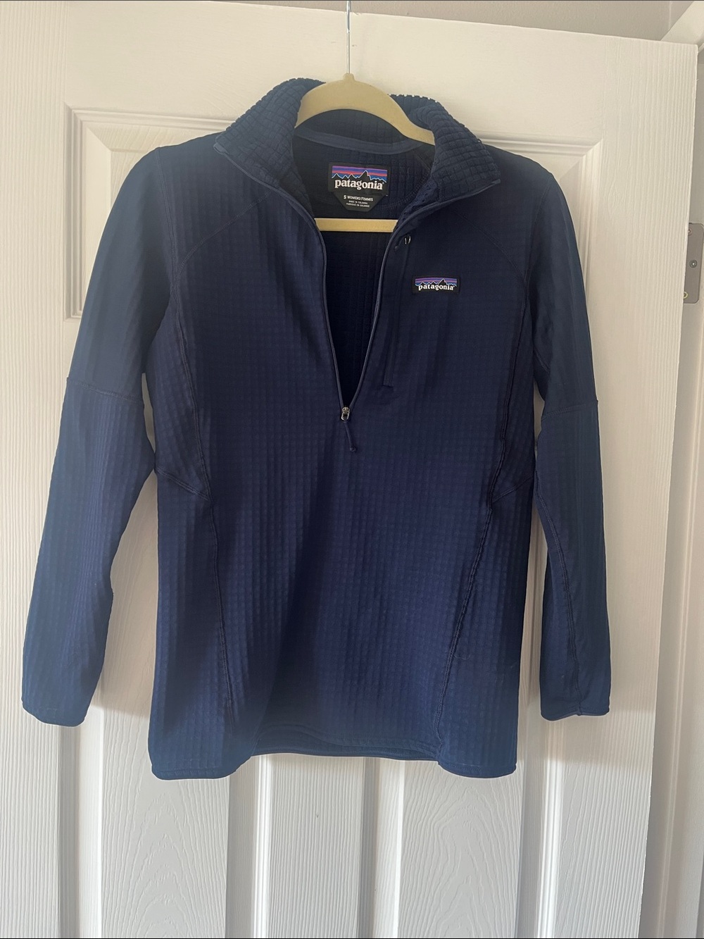 Patagonia Navy Half-Zip Performance jacket